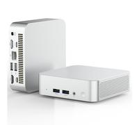Mini PC (4C/4T) 8 Go RAM 128 Go SSD Support 2T Ordinateur de bureau Windows/WiFi/BT/DC/RJ45 LAN 1000M/USB*4/USB-C*2/HDMI*2 4K Dual Display 2.4G/5G WiFi & BT4.2 Mini ordinateur de bureau Home Office