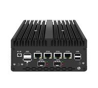 Mini PC 8505 sans Ventilateur avec DDR5 M.2 Nvme 4 i226 2.5G LAN, USB, HDMI, DP, Type C, 2 x 10G SFP+, WiFi, Micro Routeur Appliance, AES-NI, OPNsense, sans RAM sans SSD