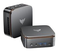 Mini PC AMD Ryzen™ R2544(4C/8T,Jusqu'à 3.7GHz) 16 Go RAM 512 Go SSD 3 écrans 4K simultanés Windows 11 Pro NIPOGI P1 Noir Noir