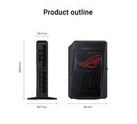 ASUS ROG NUC RNUC15JNK9X389A2 - Mini PC jeux - Core Ultra 9 275HX / jusqu'à 5.4 GHz - RAM 32 Go - SSD 1 To - NVMe - GeForce RTX 5070 Ti - IEEE 802.11be (Wi-Fi 7), IEEE 802.11ax (Wi-Fi 6), Gigabit Ethe