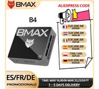 Mini PC Barebone BMAX Mini B4, processeur Intel N95, graphismes UHD, 16 Go, SSD 512 Go, Wi-Fi double bande, Bluetooth 4.2, 2,4 GHz/5 GHz B4