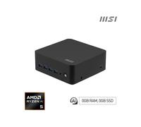 Mini PC barebone MSI Cubi Z AI 8M AMD Ryzen 5 8645HS 4,3 GHz 0,9L Wi?Fi 6E Bluetooth 5.3 2x LAN Noir