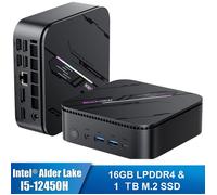 Mini PC - BLACKVIEW - MP100 Pro - Intel® Alder Lake I5-12450H - 16 Go RAM - 1 To SSD - 4K UHD