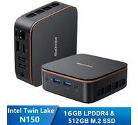 Mini PC Blackview MP20 Intel Twin Lake N150 3.6GHz Max 16 Go 512 Go/SSD 2To, Windows 11 Pro, Wifi 6, 4K UHD Display NETFLIX - Gris Noir G