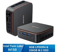 Mini PC Blackview MP60 Intel N5095 2.9 GHz Windows 11 Pro 8 Go LPDDR4/256 Go SSD Wi-Fi 2.4G+5G - Bleu