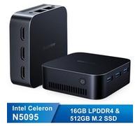 Mini PC Blackview MP80 Intel Celeron N5095 2.9GHz,Windows 11 Pro,16Go LPDDR4/512Go SSD Mini Ordinateur de bureau,Wi-Fi 2.4G+5G Bleu G