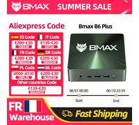Mini PC BMAX B6 Plus Intel I3-1000NG4 Windows 11 PC 12 Go de RAM 512 Go de SSD WIFI 5 USB 3.0 USB * 3 HDMI * 2 Bluetooth Type-C Mini Pc