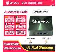 BMAX B6 Plus Mini PC, Intel Core i3-1000NG4, 12 Go RAM LPDDR4, SSD 512 Go, Windows 11 Pro, WiFi 5G