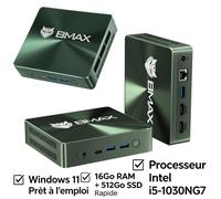 Mini PC - BMAX - B6 Pro - Intel i5-1030NG7 - 16Go RAM 512Go SSD - mini pc pas cher - mini pc windows 11