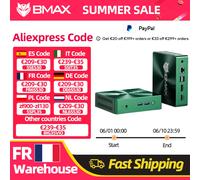 BMAX Mini Pc B6 Turbo Intel Core i5 8257U Windows 11 16GB RAM 512GB SSD HDMI USB DP Bluetooth WIFI Computer Mini Pc