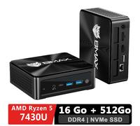 Mini PC - BMAX - B7 A PRO - AMD Ryzen 5 7430U - 16 Go DDR4 RAM - 512 Go SSD NVMe