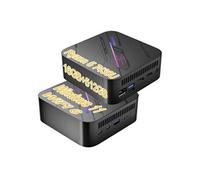 Mini-PC de bureau Blackview MP100 avec processeur AMD Ryzen 5 7430U, 16 Go de RAM, SSD de 512 Go, Wi-Fi 6 et éclairage RGB Noir
