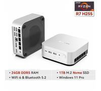 Mini PC - FIREBAT - G10 - AMD Ryzen 7 H255 - 24 Go LPDDR5 - 1 To SSD NVMe