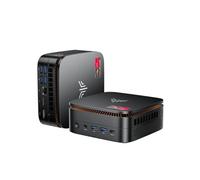 Mini PC Gaming AMD Ryzen 7 7735HS, 16Go LPDDR5, 512Go NVMe, Haute Performance, Triple Écran 4K, WiFi 6, LAN 2.5G NIPOGI H1 Noir C