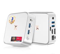 Mini PC HuiDun H80 AMD Ryzen 5 3500U 3.7GHz 16 Go DDR4 512 Go SSD,Windows 11 Pro,Wifi 5, 4K UHD - Argent