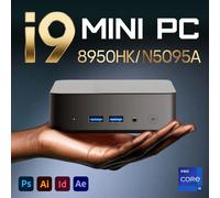 Mini PC Intel Core i9 8950HK / Intel N5095, Windows 11 Pro, 16 Go de RAM, SSD 1 To, PC Gamer, double WIFI 6, BT5.2, 4K HD, mini PC de jeu de bureau N5095
