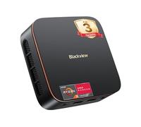 Mini PC MP20 AMD Ryzen 3300U Win11 Pro Mini Bureau, 8 Go de RAM 256 Go SSD, Dual écran 4K HDMI + DP, Noir