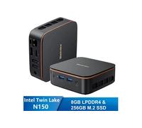Mini PC Blackview MP60 Intel N5095 2.9 GHz Windows 11 Pro 8 Go LPDDR4/256 Go SSD Wi-Fi 2.4G+5G - Bleu