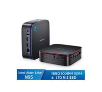 Mini PC Blackview Mini PC MP60 Mini PC 16 Go DDR4 1 To SSD,Intel Alder Lake N95 3.40 GHz,Windows 11,2.4-5G WiFi - Noir