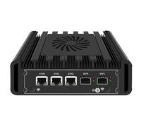 Mini PC N150 Firewall Hardware Intel 82599ES 2x 10GbE SFP+ 3x i226V 2.5GbE LAN OPNsense AES-NI, 2 HD, emplacement pour carte SIM, emplacement M.2 Wi-Fi, pas de RAM sans SSD