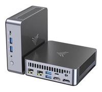 Mini PC NIPOGI AM21 Noir, AMD Ryzen 9 6900HX, 4.9GHz, 32Go DDR5, 512Go SSD NVMe, 4 Écrans 4K@60Hz, Windows 11 Pro Noir G