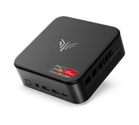 Mini PC NiPoGi AMD Ryzen 7 5700U, 16 Go de RAM 512 Go SSD, Windows 11, Support 4K UHD, Wi-Fi 6, BT 5.2, Noir