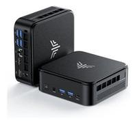 Mini PC NIPOGI AMD Ryzen™ 7 5825U 16 Go RAM 512 Go SSD 3 écrans 4K simultanés Windows 11 Pro E3B Noir Noir C