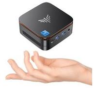 Mini PC NiPoGi-AK1 Plus, Intel Alder Lake N100, 16Go RAM + 1To SSD, 4K UHD, Windows 11 Famille, BT5.2 WiFi-6, Noir Noir
