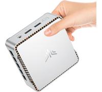 Mini Pc ¿ntel Alder Lake-N97(Jusqu'À 3,6 Ghz),8 Go Ddr4 256 Go M.2 Ssd Mini Ordinateur De Bureau,Double Wifi,Hdmi 2.0+ Dp 4K Dual Display Mini Tower Pc Avec Vesa Pour École/Bureau/Htpc.