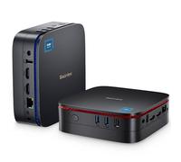 Mini PC - RAM 16Go Stockage 512Go SSD,Blackview MP60 Mini Ordinateur de Bureau,Windows 11 Pro,WiFi 2.4G+5G,Intel Celeron N5095 Noir