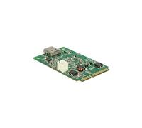 DeLOCK 95259 carte et adaptateur d'interfaces USB 3.1 Interne - Cartes et adaptateurs d'interfaces (Mini PCI Express, USB 3.1, Hauteur totale, Chine, Boîte, Asmedia ASM1142)