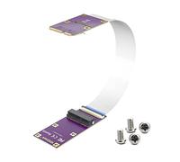 Mini PCIe mSATA Extender Cable for Wireless Card mSATA SSD, Male to Female, 0.2-m