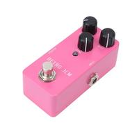 Mini Pédale D'effet de Guitare électrique, Distorsion Rétro JCM avec Technologie True Bypass, Taille Compacte et Source D'alimentation pour Musiciens