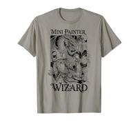 Mini Peintre Miniature Fantaisie drôle Magicien aérographe RPG T-Shirt