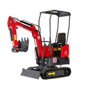 Mini-pelle 1 tonne moteur Koop 7 kW 1 cylindre MW Tools MG10B