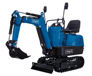 Mini pelle 306cc largeur compacte 690mm 5q Scheppach exc815