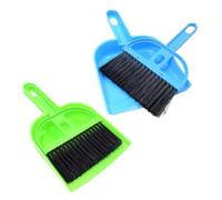 Mini Pelle et Balai pour Petites Cages, Nettoyage Portable Réutilisable | Plastique Léger, Coins Difficiles D’accès, pour Furet et Chinchilla, Usage Intérieur, Format Compact Couleur Aléatoire
