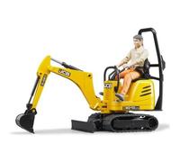 Bruder Mini pelle JCB 8010 CTS 62002 – 6 pièces dorées pour enfants