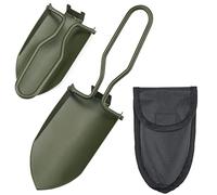 Mini pelle pliante en acier inoxydable avec pochette ceinture pour jardinage et camping 23 cm