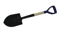 Mini pelle - SILVERLINE - Ronde - Manche en bois - Ultra légère - Tête en acier embouti