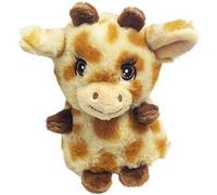 Mini-Peluche Eco responsable KeelECO - Girafe MARRON G
