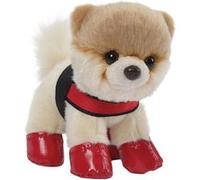 Mini Peluche GUND BOO bottes rouges 13 cm BEIGE G