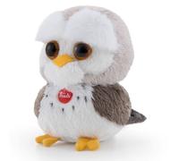 Mini peluche hibou gris TU