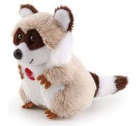 Mini peluche raton laveur marron TU