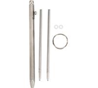 Mini Pen Pure Titanium EDC portable signe porte-clés stylo à bille instrumentéssilver