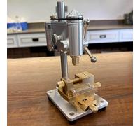 Mini Perceuse à Colonne de Table, Machine de Perçage de Précision pour Horlogerie avec Mandrin de 0.3-4mm - Micro Perceuse de Bureau à Vitesse Variable pour PCB, Bijoux, Artisanat & Montres Upgrade