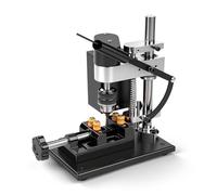 Mini Perceuse à Colonne d'établi, 200W 7 Vitesses Mini perceuse d'établi Perceuse Electrique Multifonction Réglage Hauteur 50mm Kit Table De Perceuse Forage De Banc