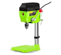 Mini perceuse de presse électrique de haute précision 480W avec mandrin de 1-10mm et support d’établi pour la réparation de bois en plastique de bricolage