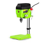 Mini perceuse de presse électrique de haute précision 480W avec mandrin de 1-10mm et support d’établi pour la réparation de bois en plastique de bricolage