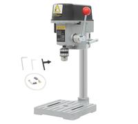 Mini perceuse d'établi, support de perceuse électrique à 6 vitesses, perceuse électrique portable de 340 W, 0 à 16 000 tr/min, pour métal, bois, bijoux, bricolage et artisanat.